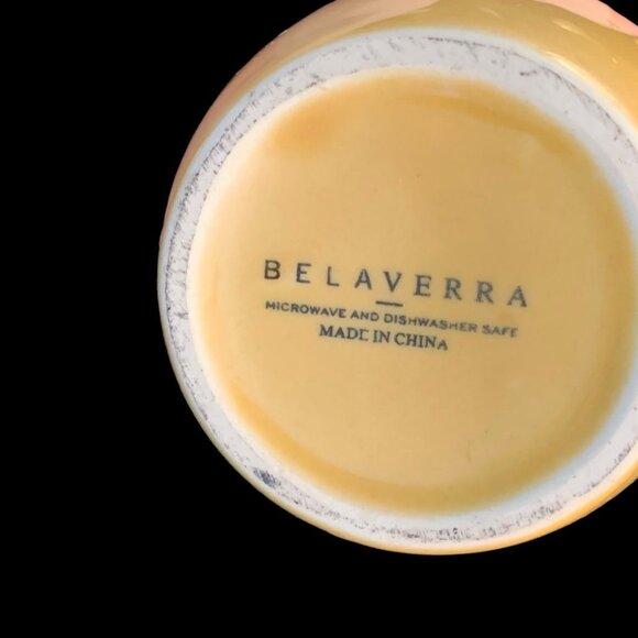 BELAVERRA VENETIAN Saffron Yellow Oil & Vinegar Cruet Set 12" w Metal Tips - Picture 4 of 6